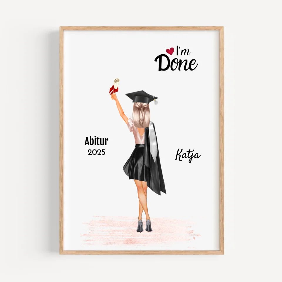 Abitur bestanden Geschenke personalisiert - Cantty