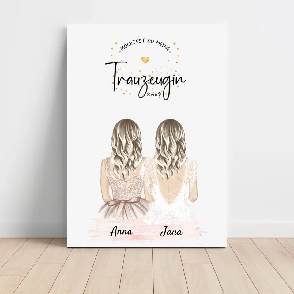 Trauzeugin Geschenke personalisiert - Cantty