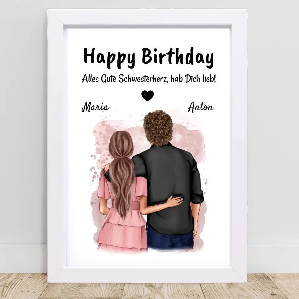 Bruder Schwester Geschenke personalisiert - Cantty