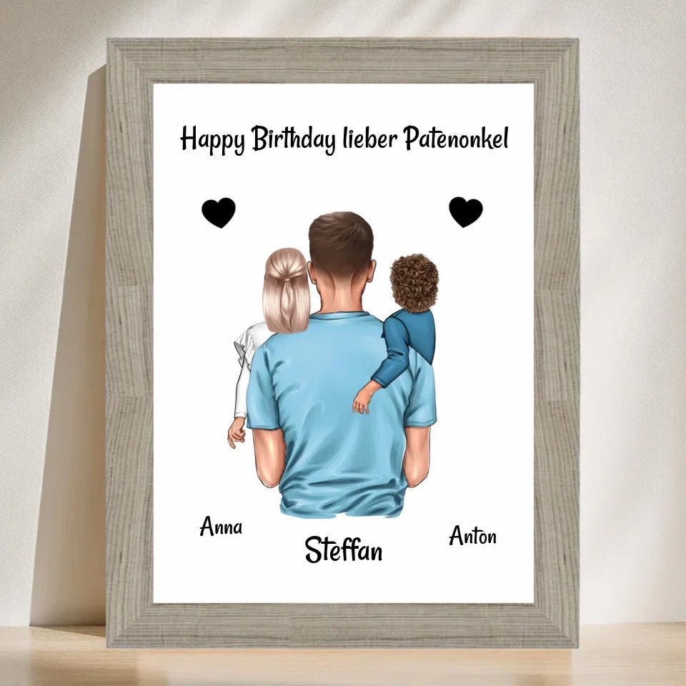 Last Minute Geschenke Patenonkel personalisiert - Cantty