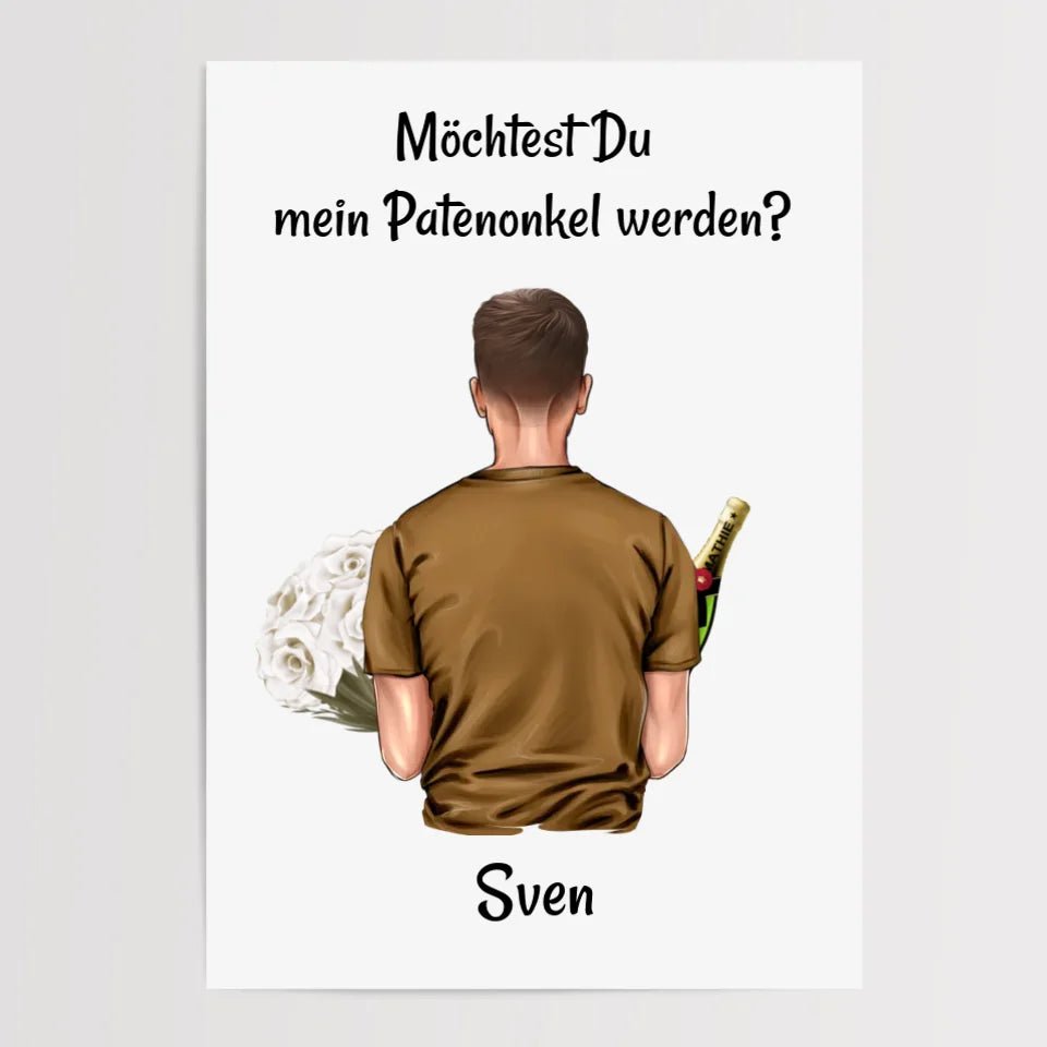 Patenonkel Geschenke personalisiert - Cantty