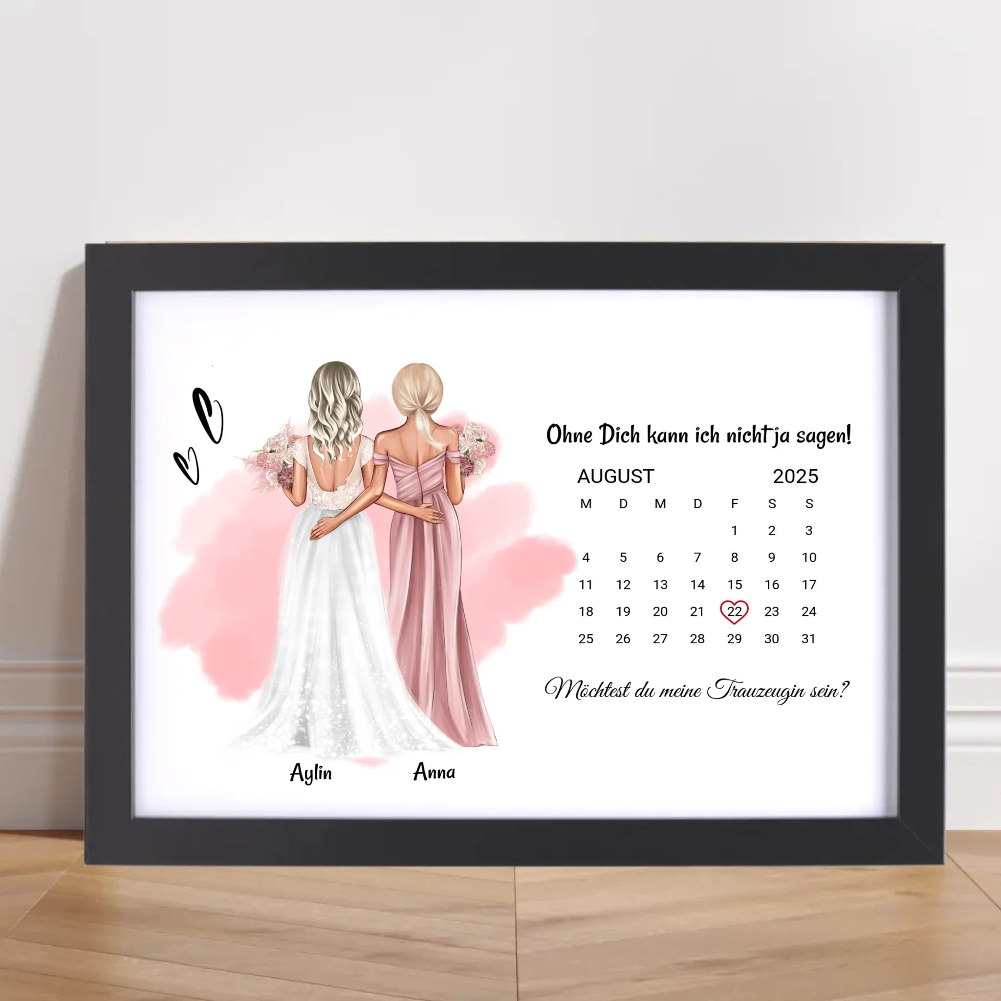 Trauzeugin fragen Geschenke personalisiert - Cantty