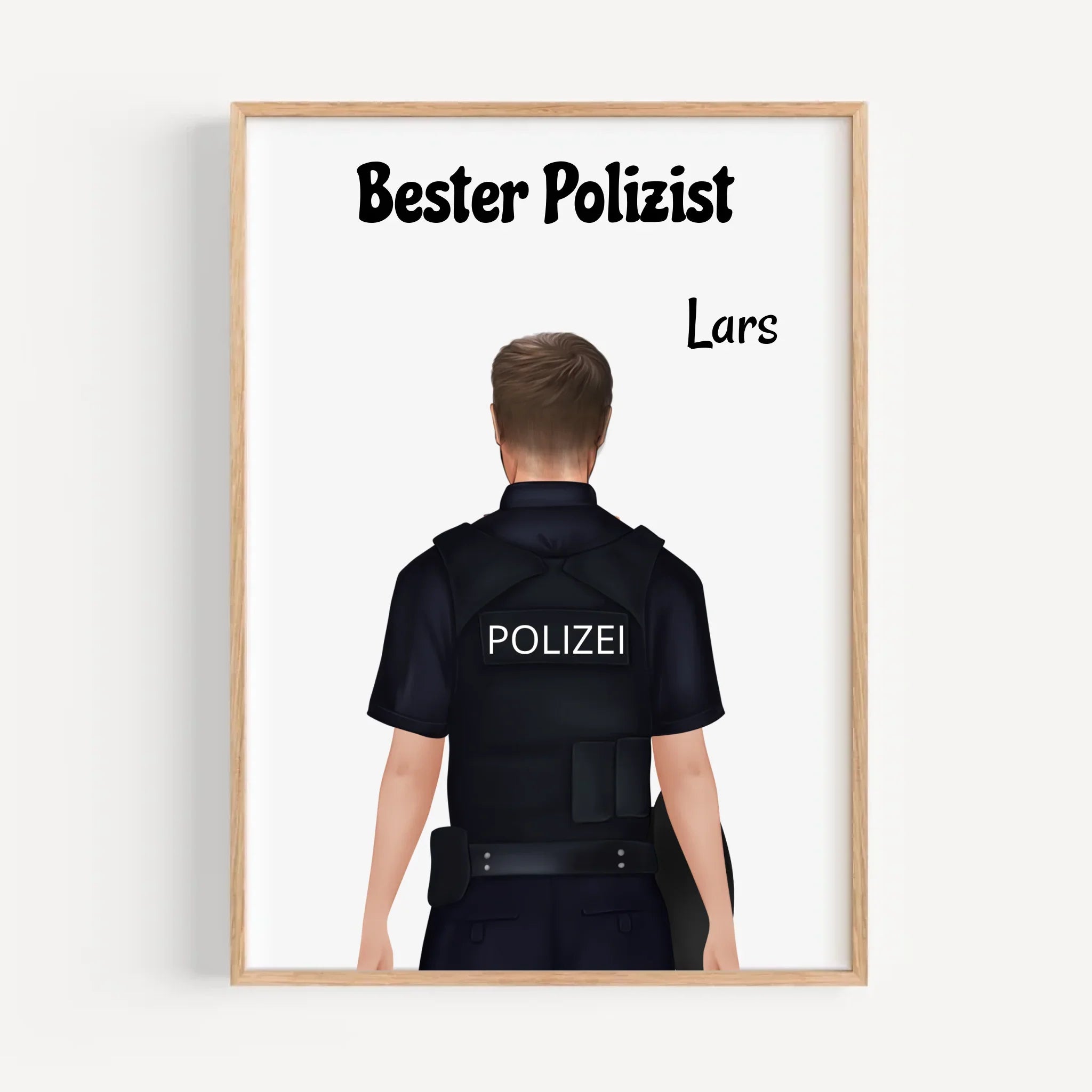 Polizei Ausbildung bestanden Geschenke personalisiert - Cantty