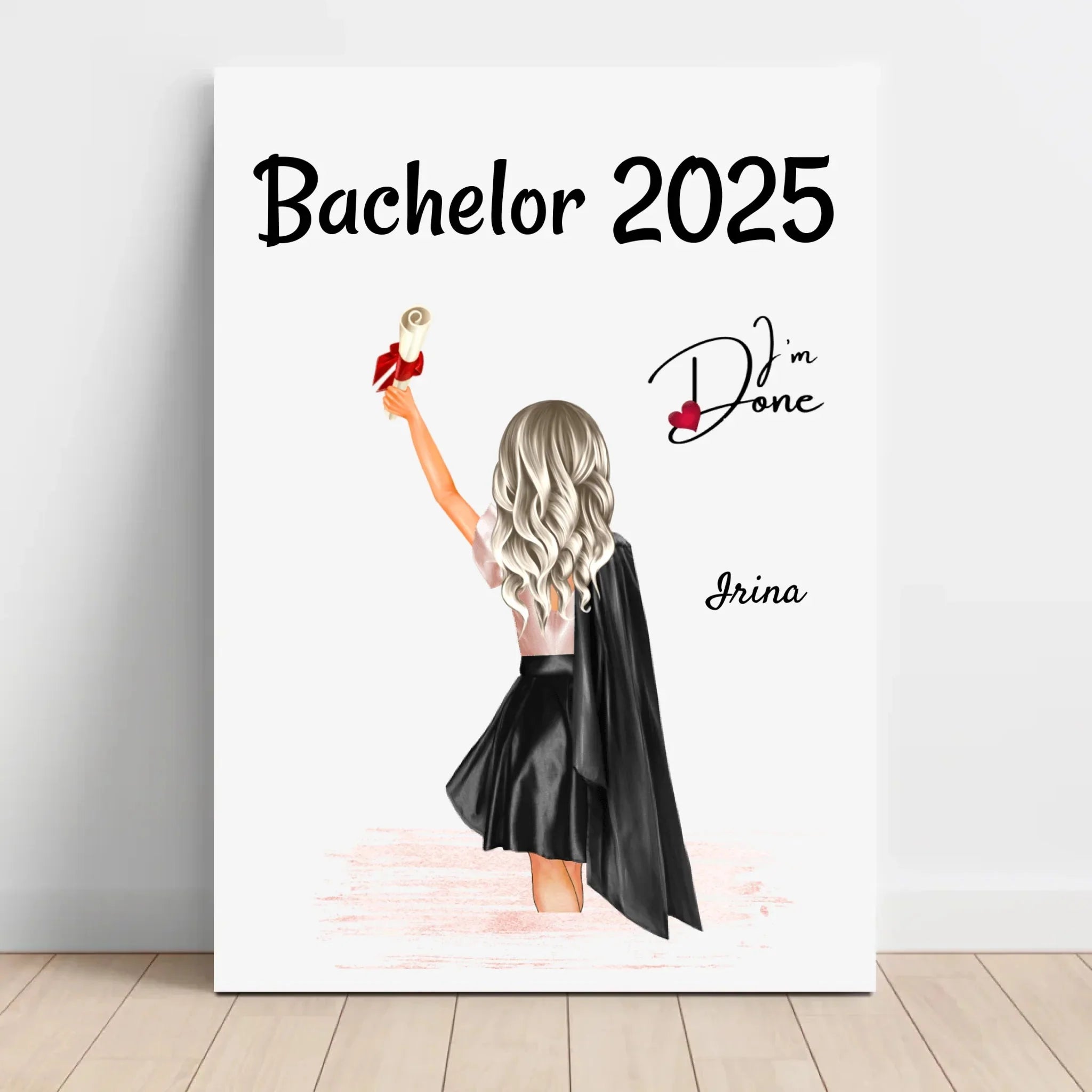 Bachelor Abschluss Geschenke für Mädchen personalisiert - Cantty