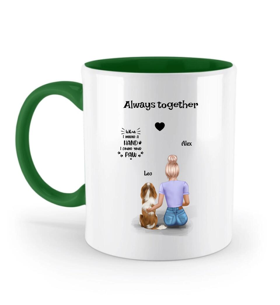 Hundebesitzerin Tasse Geschenk personalisiert für Hundemama - Cantty