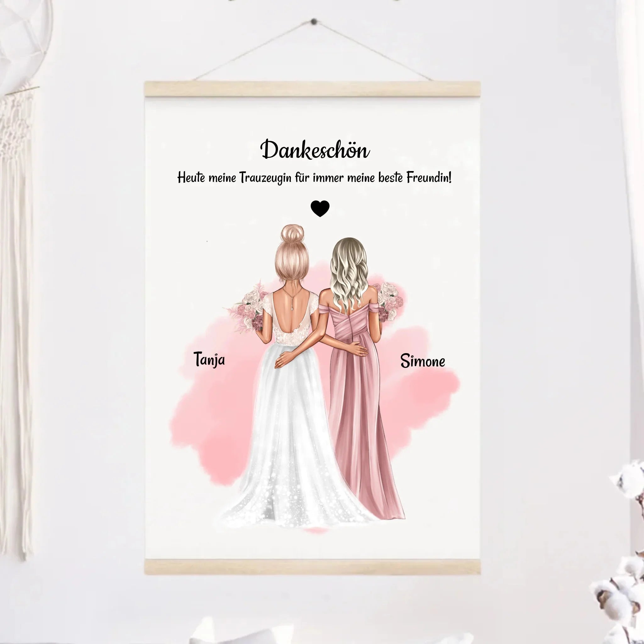 Trauzeugin Danke Geschenke personalisiert - Cantty
