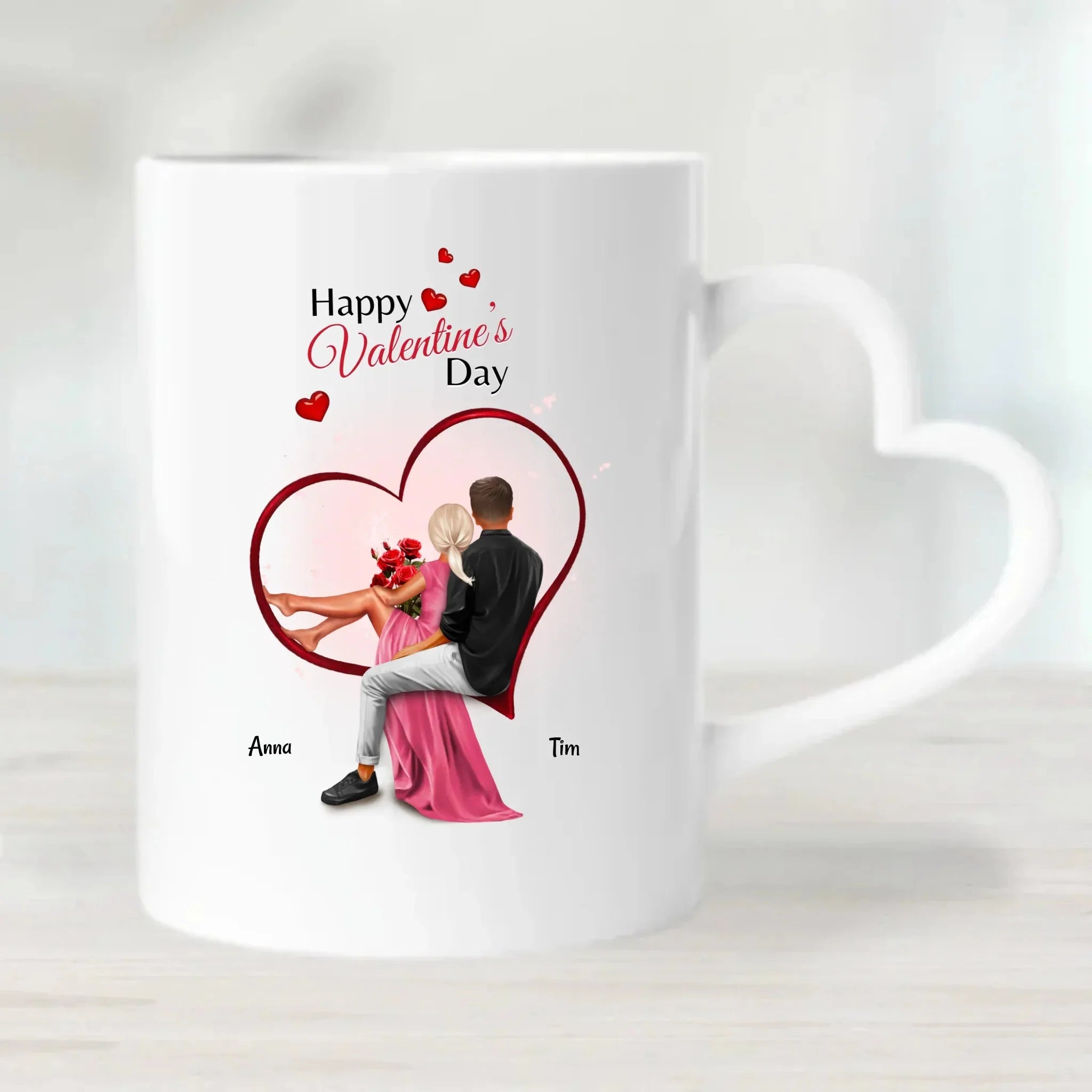 Valentinstag Tasse personalisiert - Cantty