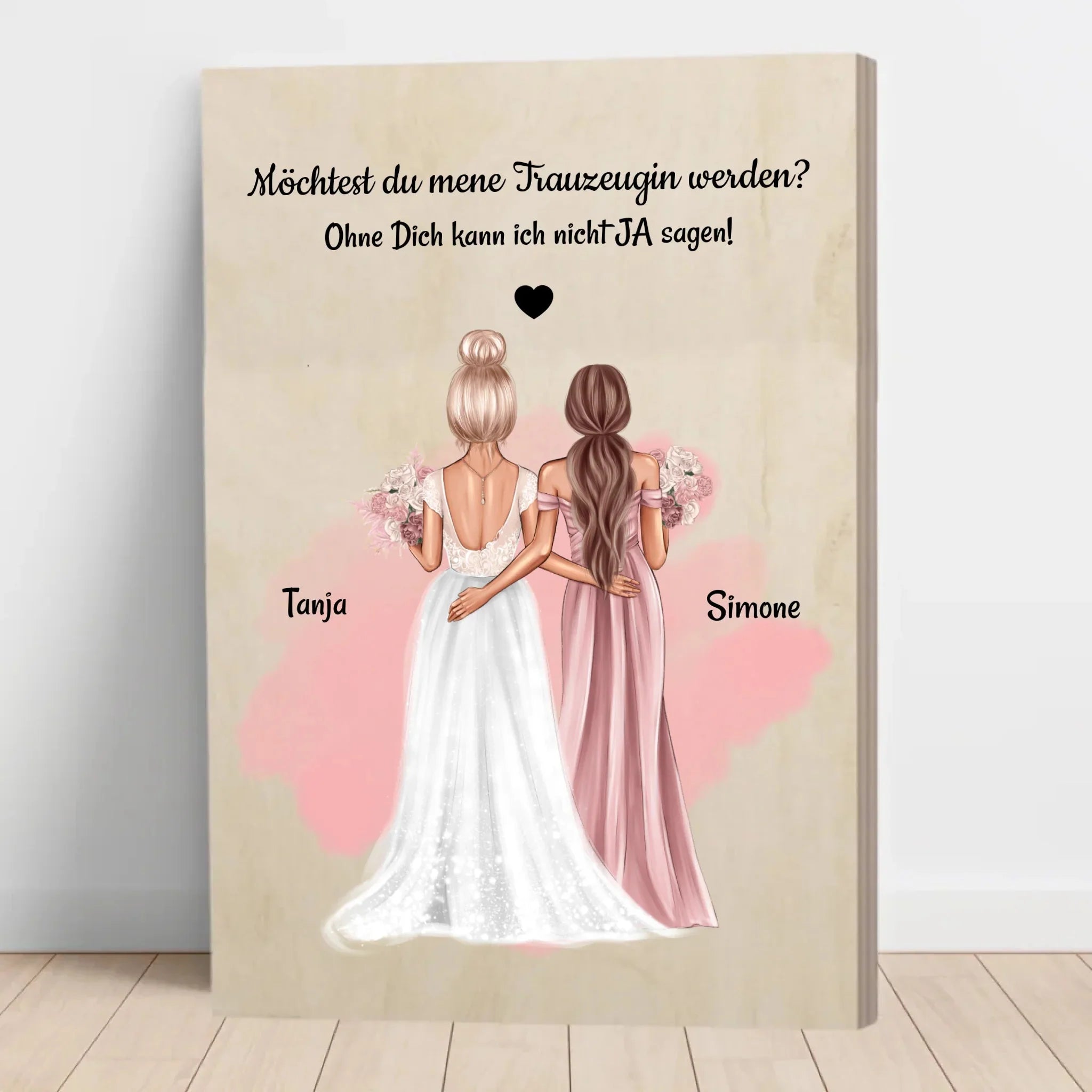 Personalisierte Holzdruck Bild Geschenke - Cantty