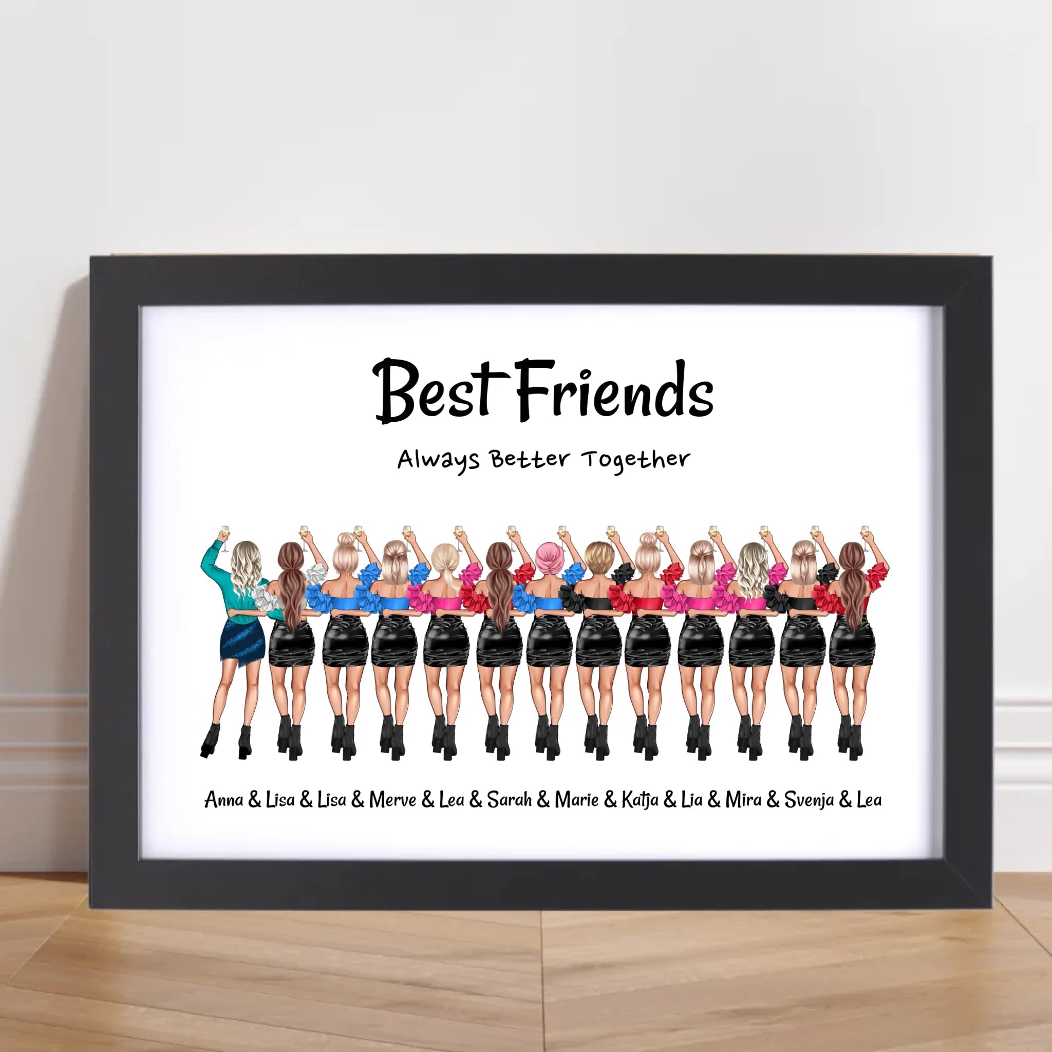 13 Mädchen Poster Geschenk personalisiert - Cantty