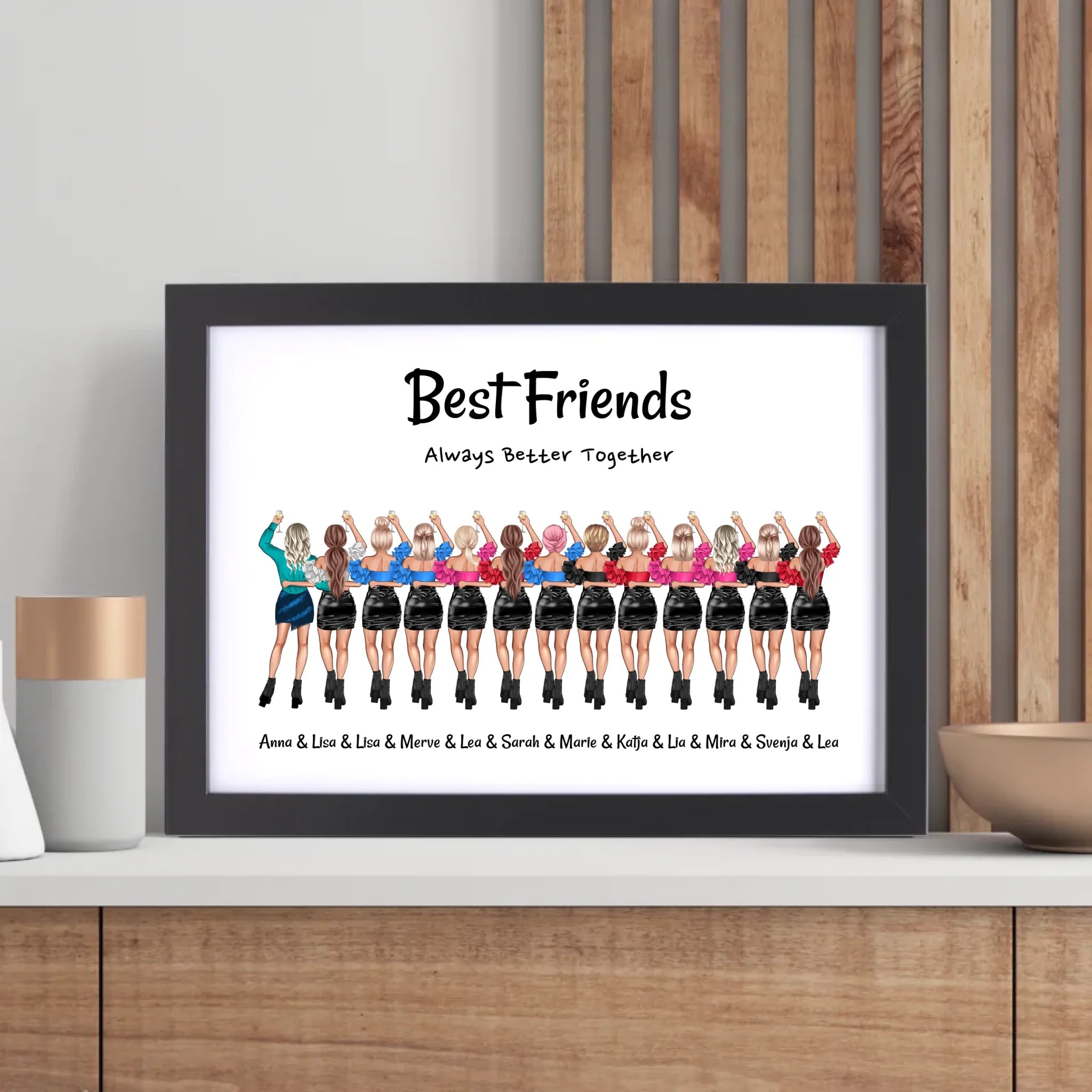 13 Mädchen Poster Geschenk personalisiert - Cantty