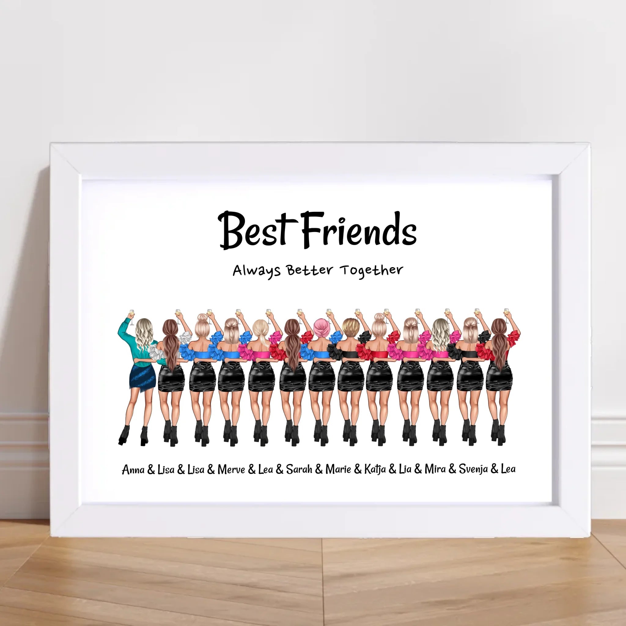 13 Mädchen Poster Geschenk personalisiert - Cantty
