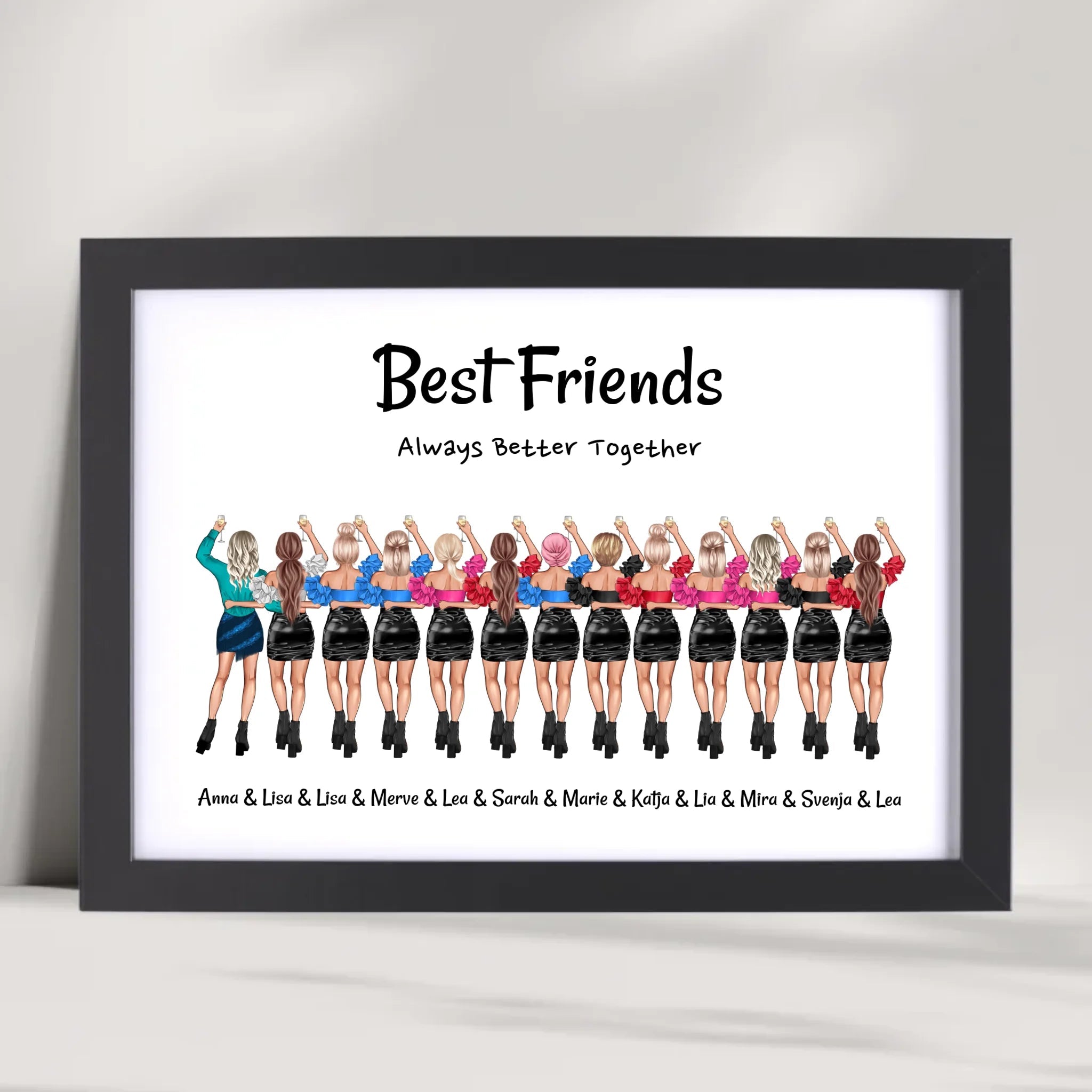 13 Mädchen Poster Geschenk personalisiert - Cantty