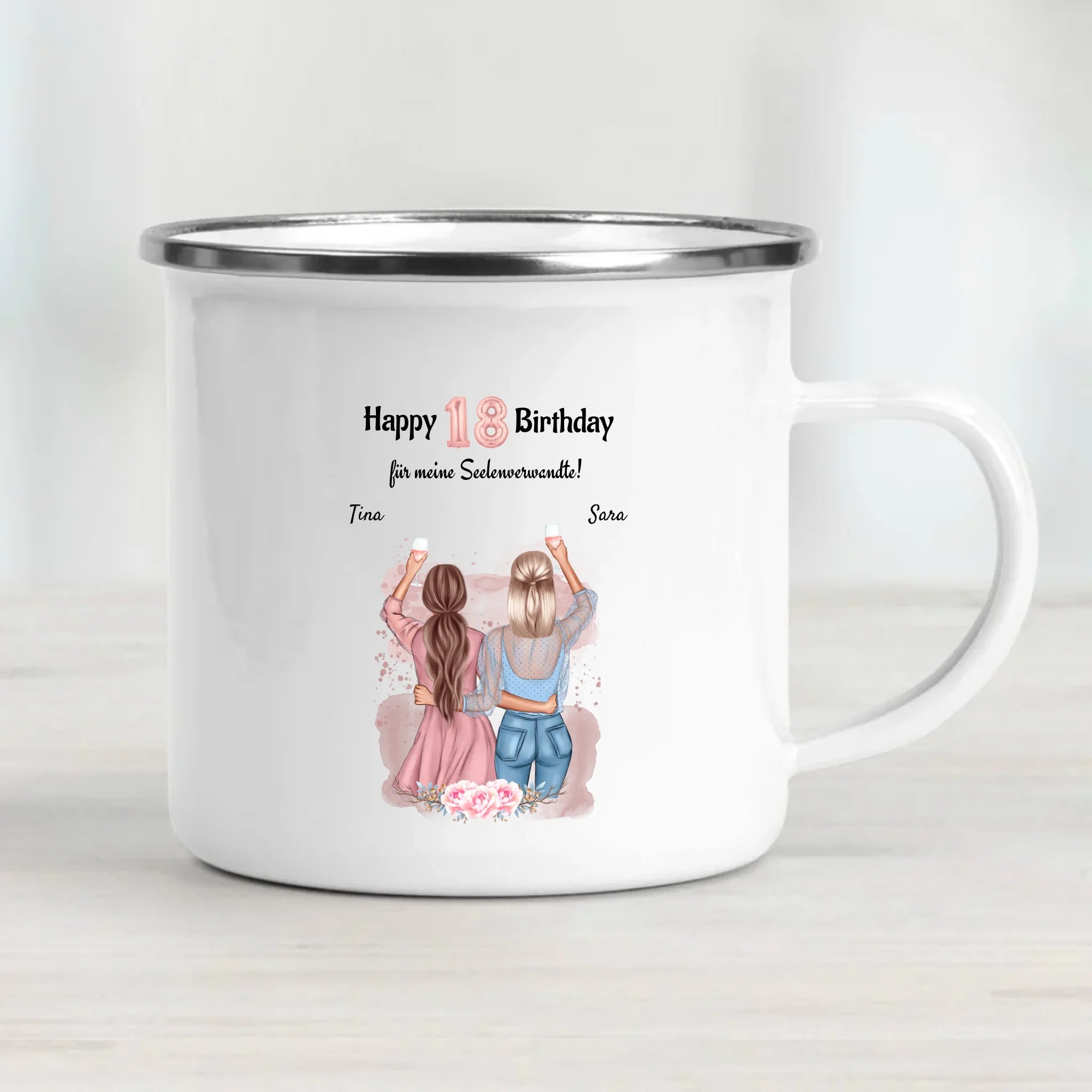 18 Geburtstag beste Freundinnen Tasse - Cantty