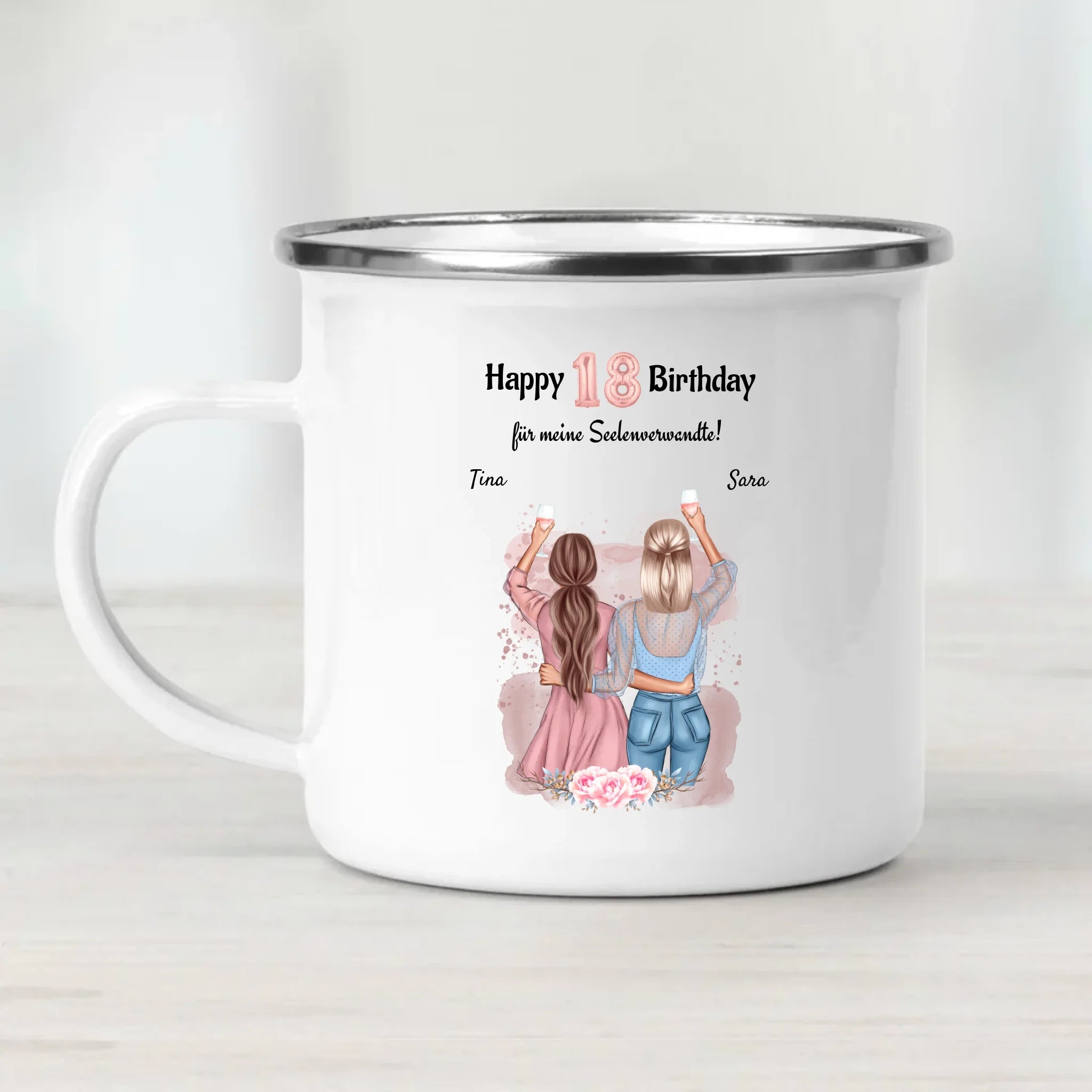 18 Geburtstag beste Freundinnen Tasse - Cantty