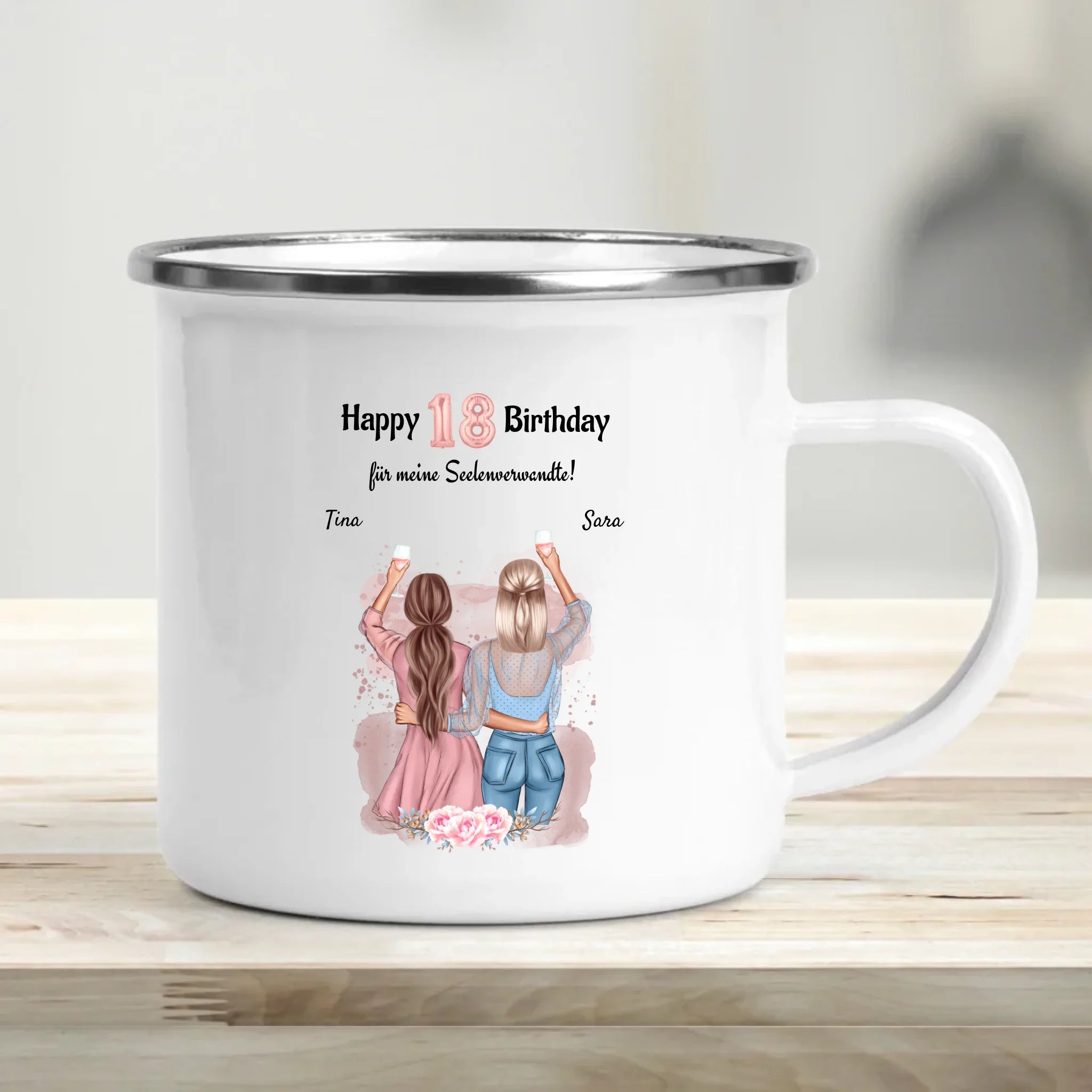 18 Geburtstag beste Freundinnen Tasse - Cantty