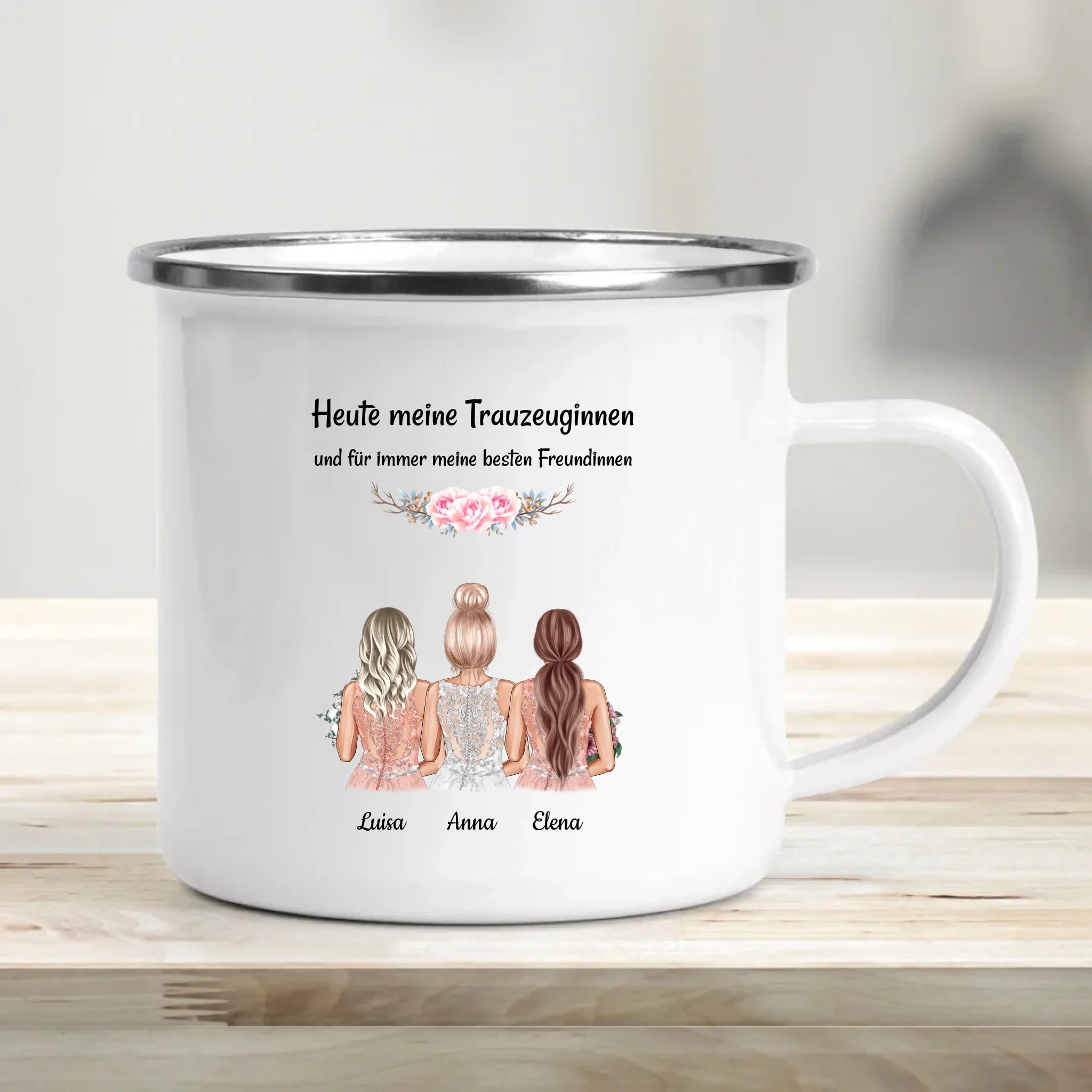 2 Trauzeuginnen Danke Tasse - Cantty