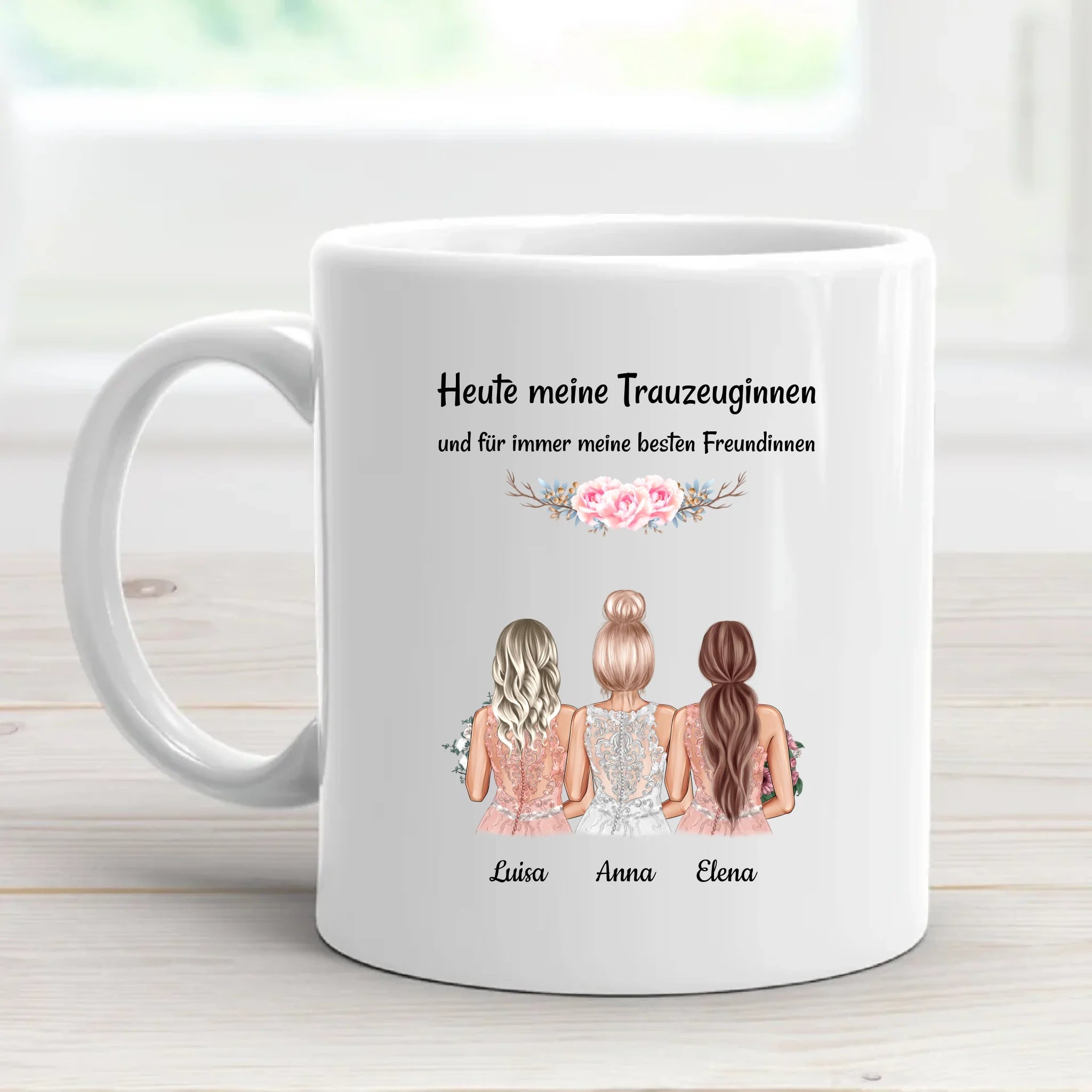 2 Trauzeuginnen Danke Tasse - Cantty