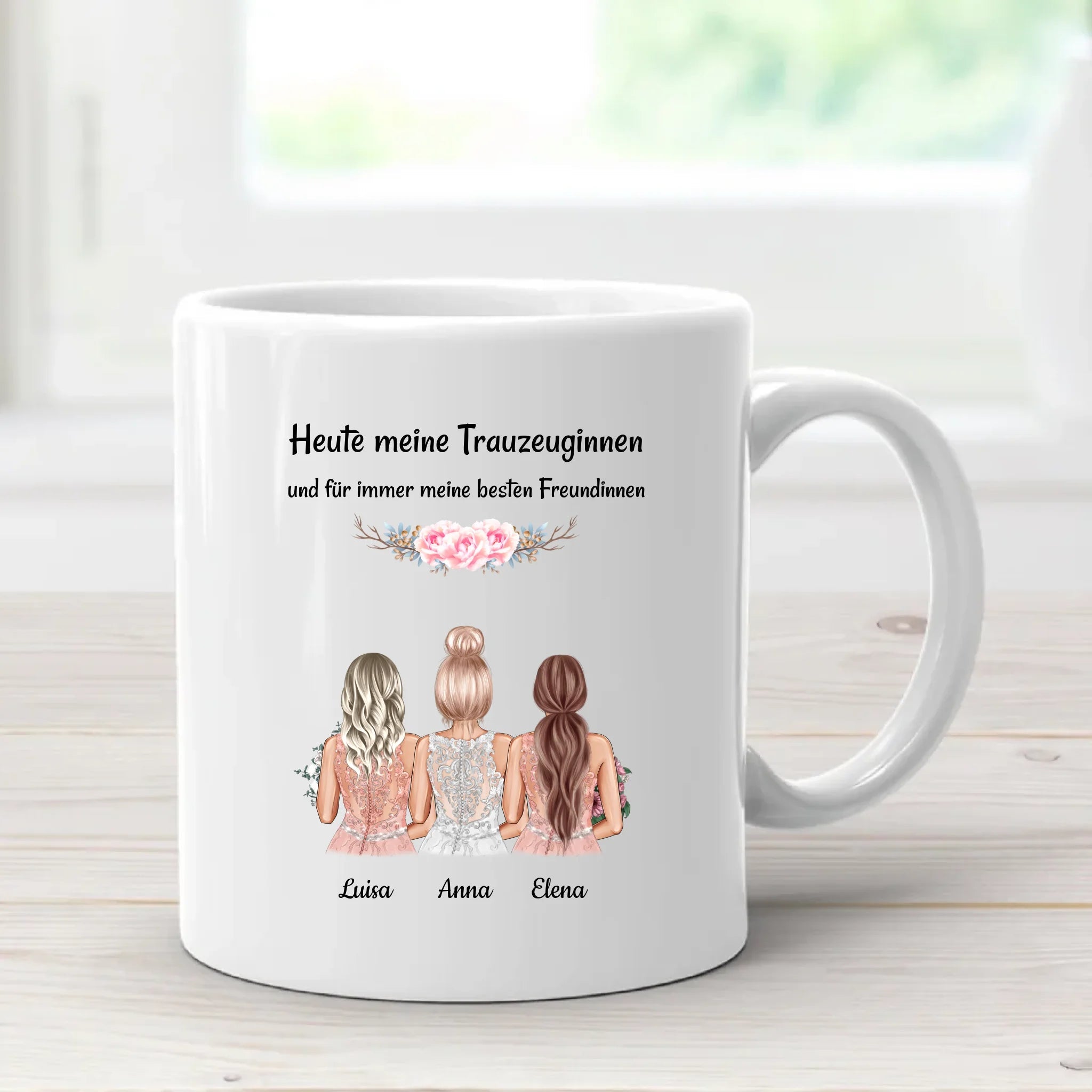 2 Trauzeuginnen Danke Tasse - Cantty