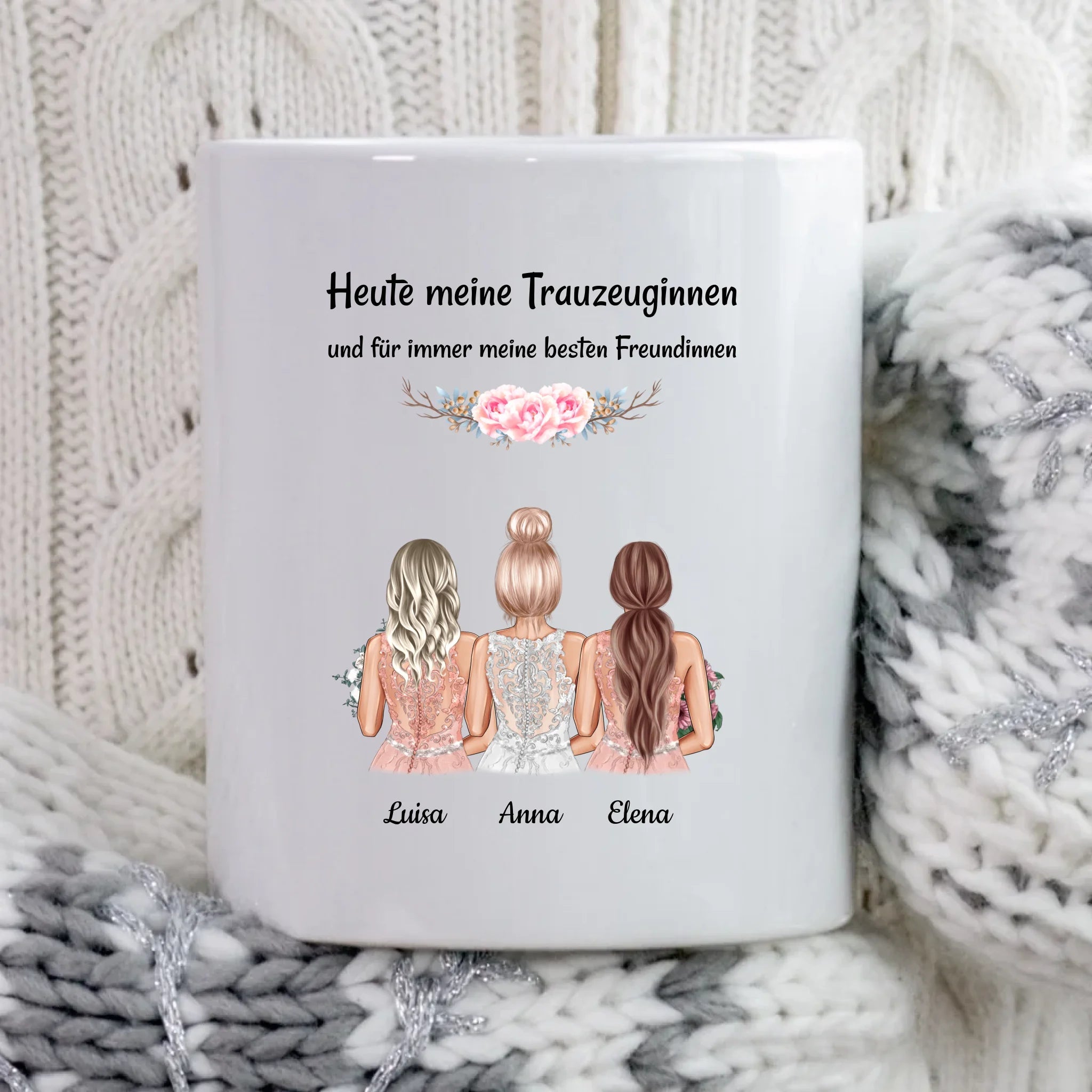 2 Trauzeuginnen Danke Tasse - Cantty