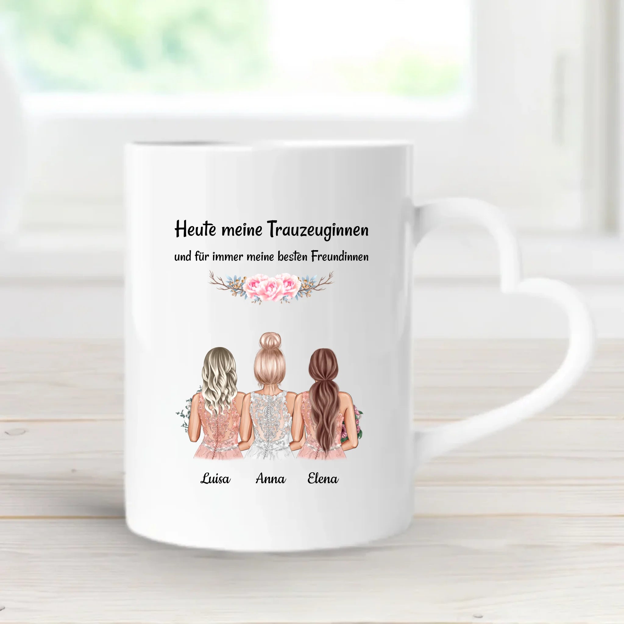 2 Trauzeuginnen Danke Tasse - Cantty