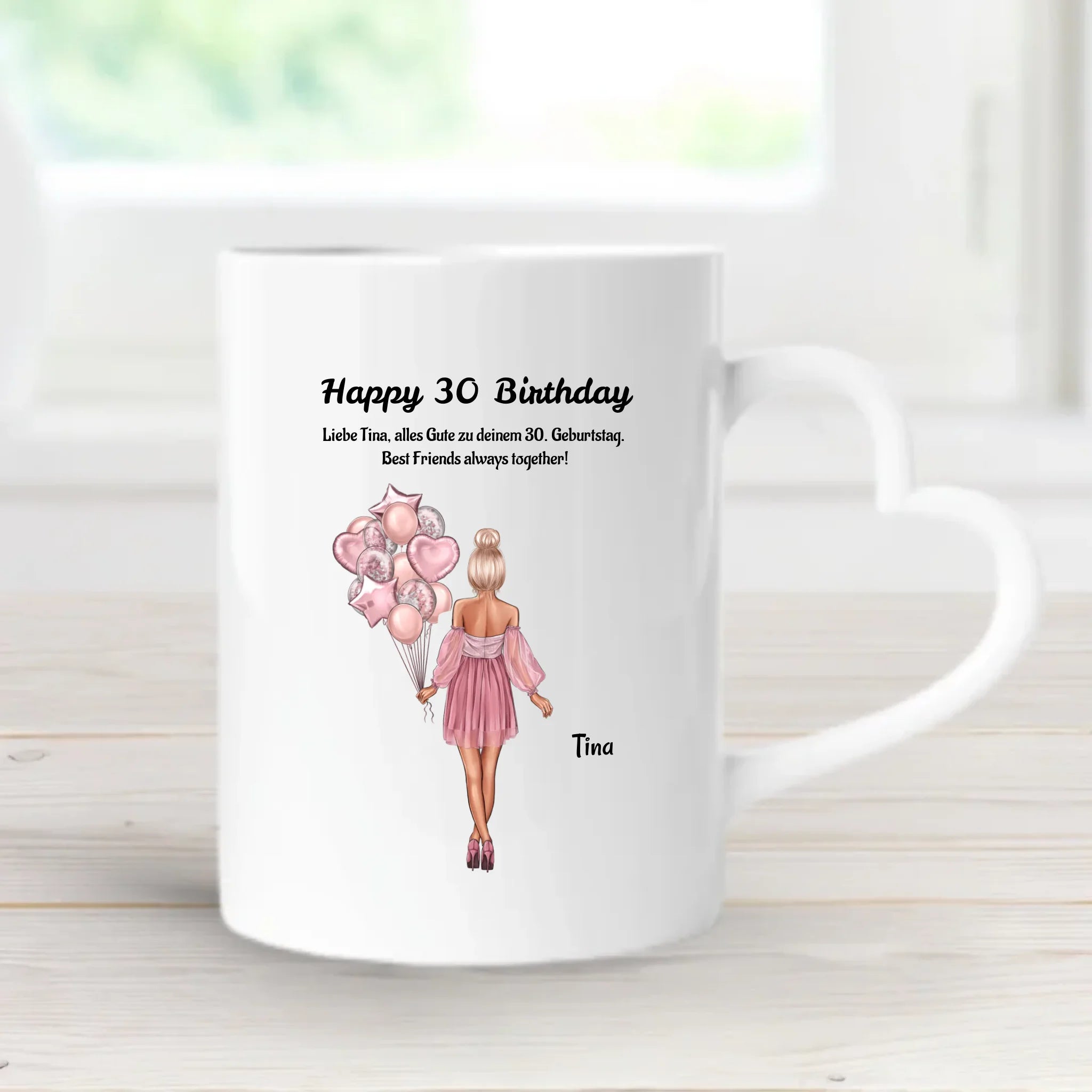 30. Geburtstag Frau Tasse Geschenk mit Namen - Cantty