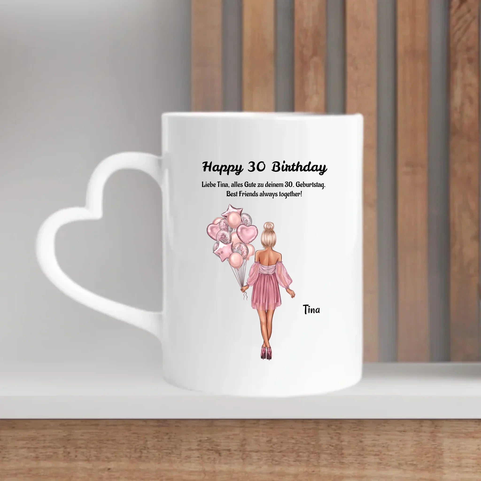 30. Geburtstag Frau Tasse Geschenk mit Namen - Cantty
