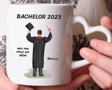 Bachelor Abschluss 2023 Geschenk Tasse personalsiert - Cantty