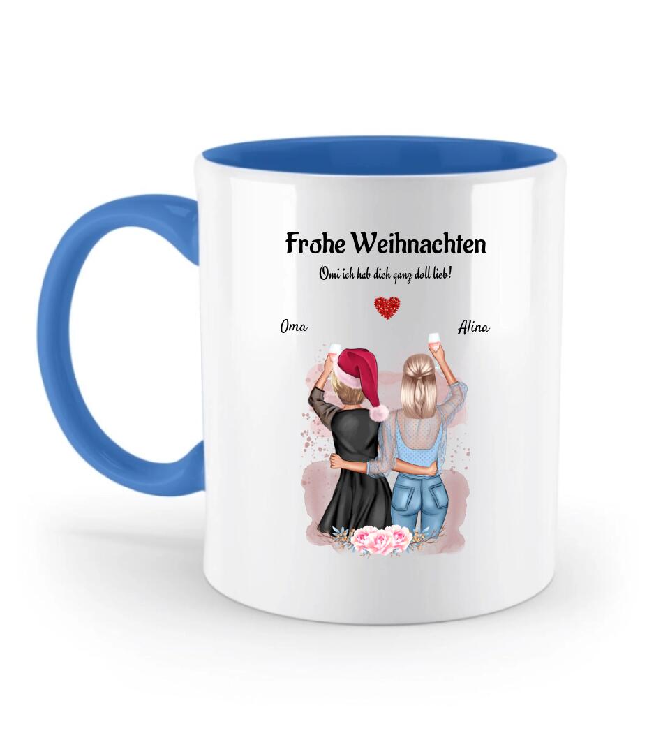 Personalisierte Tasse für Oma als Weihnachtsgeschenk - Cantty