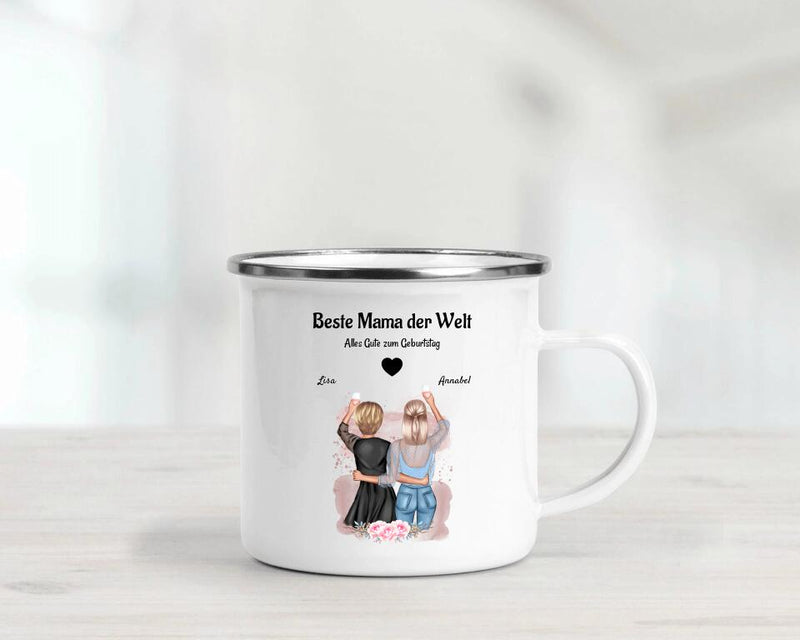 Beste Mama der Welt Geschenk Tasse personalisiert - Cantty