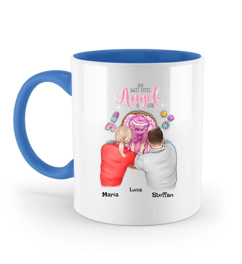 Babygeschenk Tasse zur Geburt personalisiert - Cantty