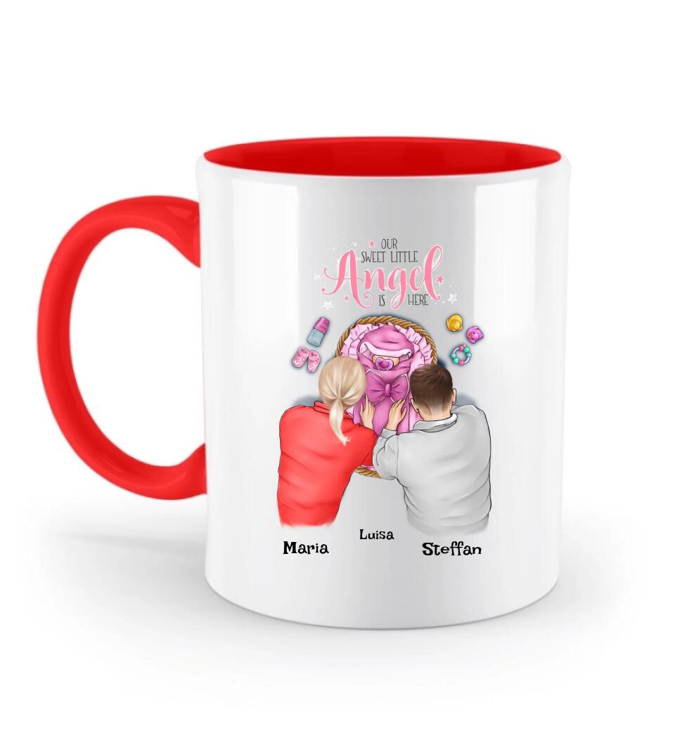 Babygeschenk Tasse zur Geburt personalisiert - Cantty