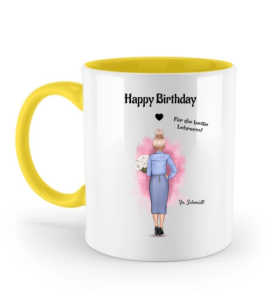 Lehrerin Tasse Geschenk personalisiert - Cantty