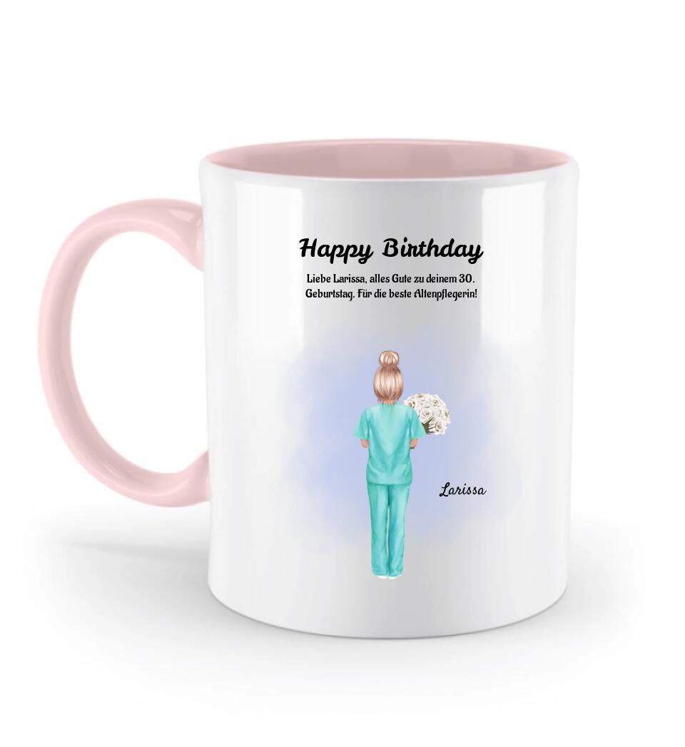 Altenpflegerin Tasse Geschenk personalisiert - Cantty