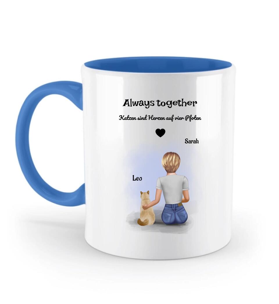 Tasse Katzenbesitzerin Geschenk personalisiert - Cantty