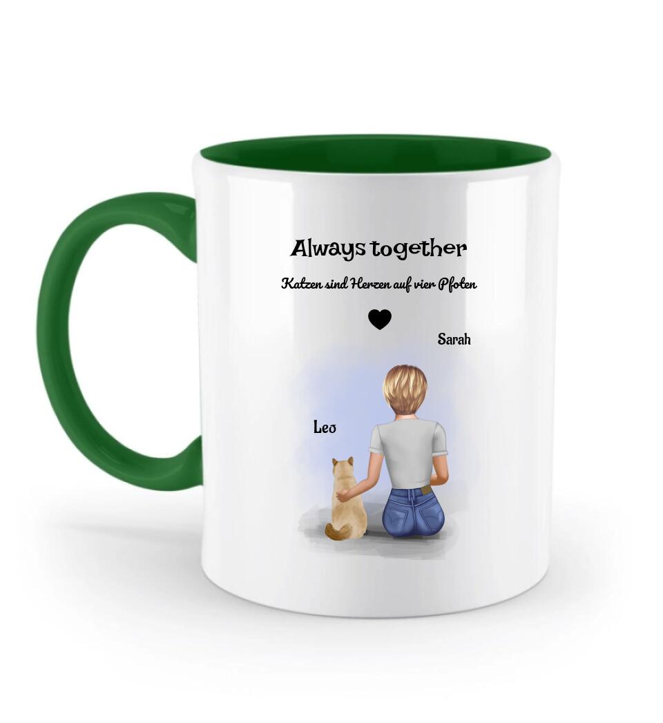 Tasse Katzenbesitzerin Geschenk personalisiert - Cantty