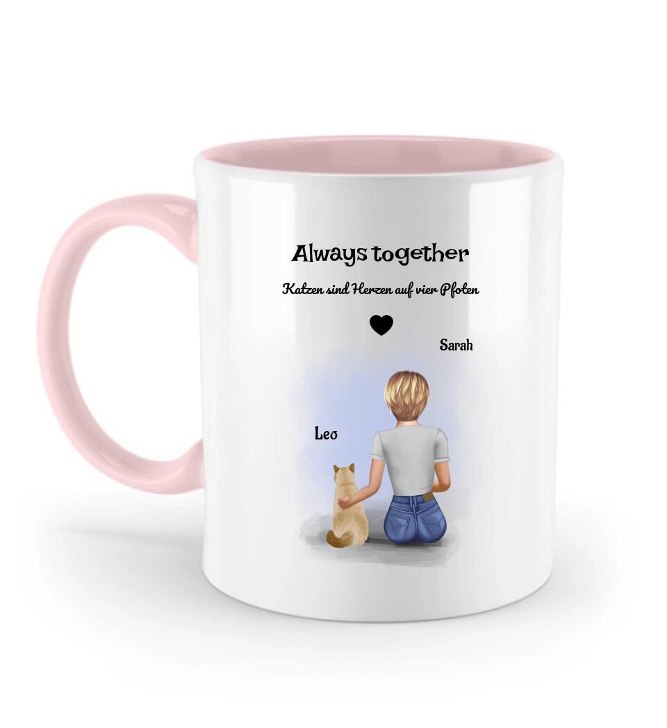 Tasse Katzenbesitzerin Geschenk personalisiert - Cantty