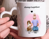 Geschenk Tasse Hund Bild für beste Freundin, Schwester, Cousine & Tochter - Cantty