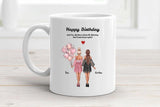 Geschenk Tasse für 2 Freundinnen zum Geburtstag - Cantty