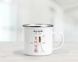 Beste Freundin Hochzeit Geschenk Tasse für Braut - Cantty