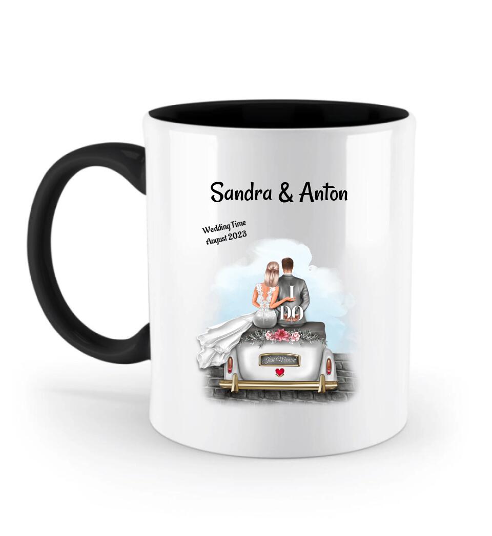 Tasse Brautpaar Geschenk personalisiert - Cantty