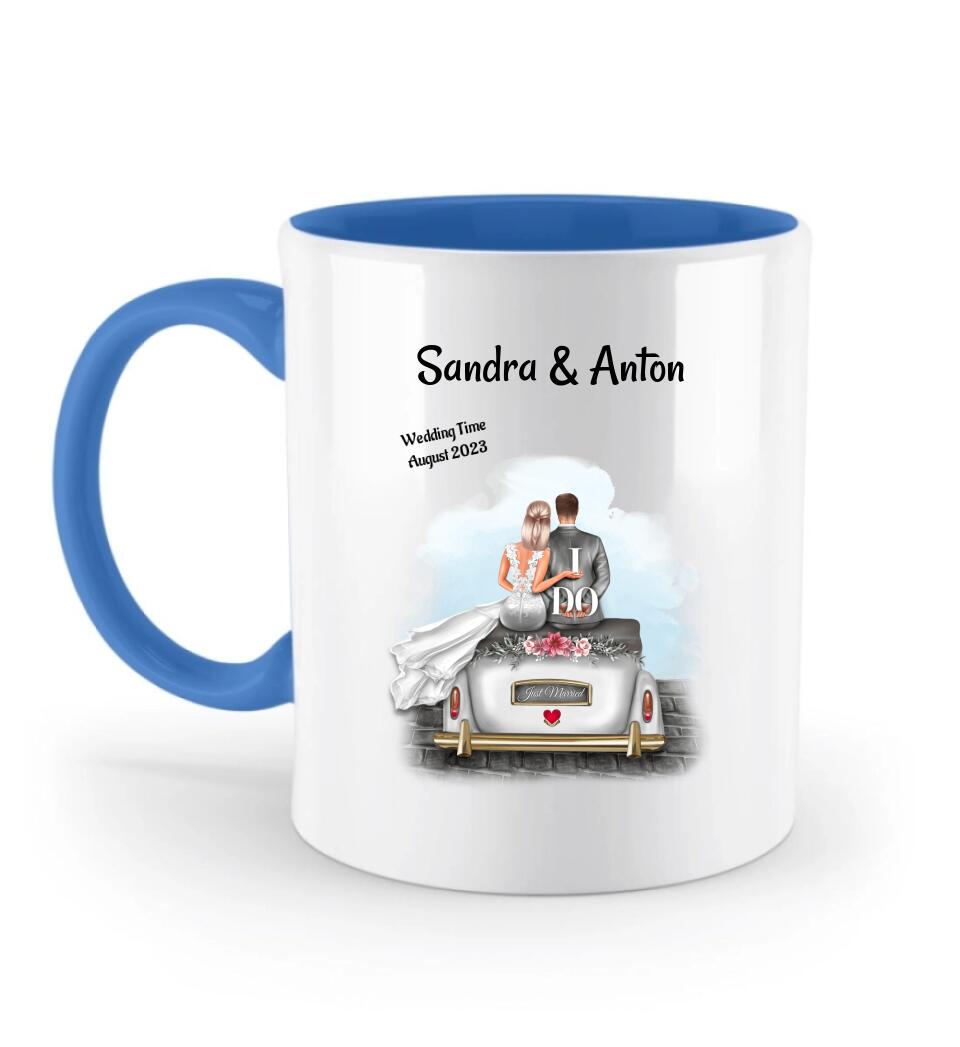 Tasse Brautpaar Geschenk personalisiert - Cantty
