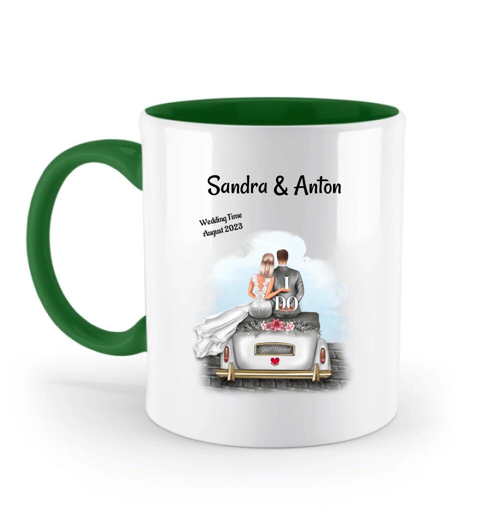 Tasse Brautpaar Geschenk personalisiert - Cantty