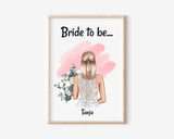 Bride to be Geschenk Braut Poster - Cantty