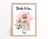 Bride to be Geschenk Braut Poster - Cantty
