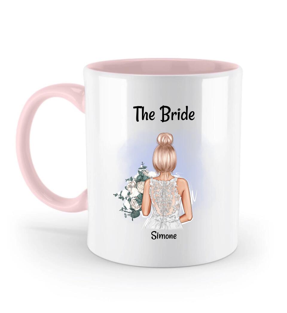 Braut Bild Geschenk Tasse personalisiert - Cantty