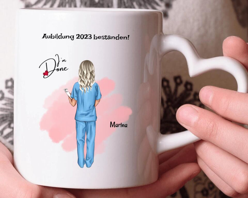 Krankenschwester Examen bestanden Tasse personalisiert - Cantty
