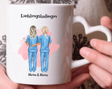 Kollegin Krankenschwester Geschenk Tasse personalisiert - Cantty