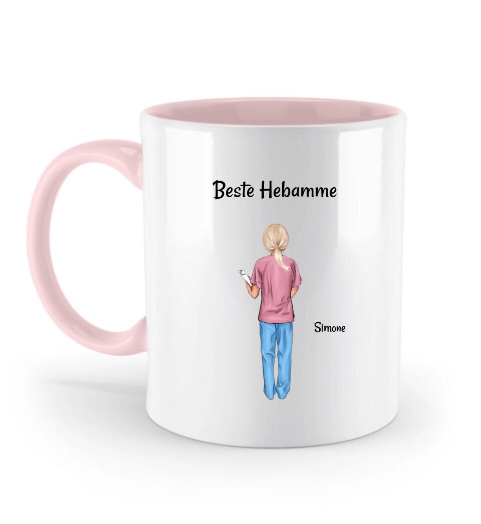 Tasse Hebamme Geschenk personalisiert - Cantty