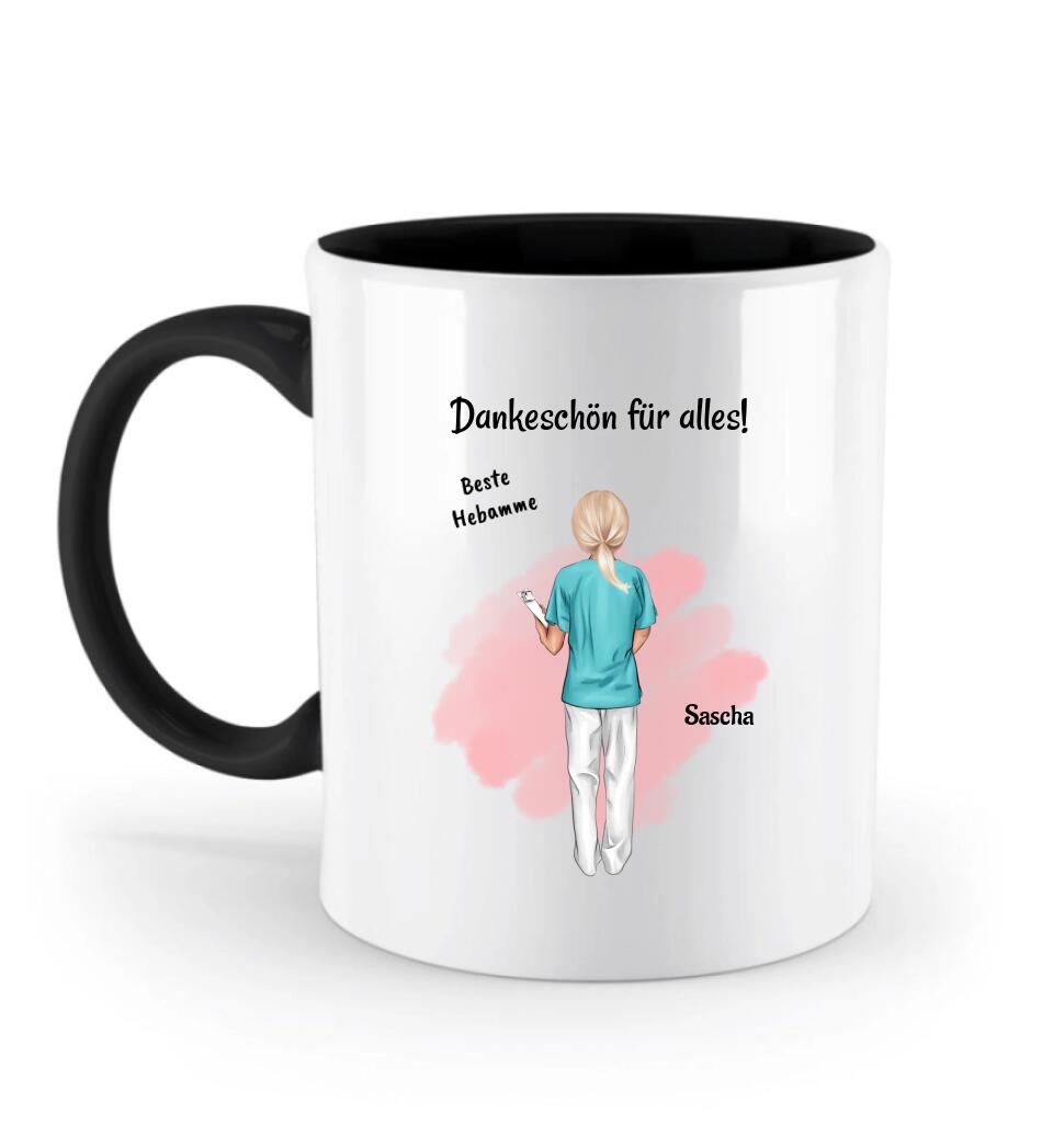 Hebamme Dankeschön Geschenk Tasse - Cantty