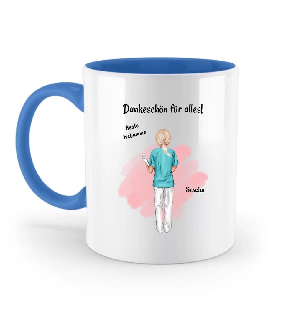 Hebamme Dankeschön Geschenk Tasse - Cantty